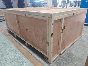 Área de embalaje de equipos