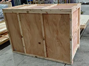 Área de embalaje de equipos