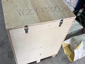 Área de embalaje de equipos