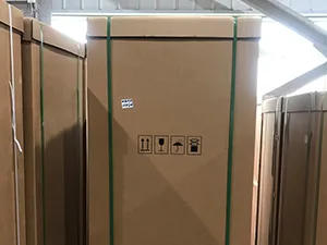 Área de embalaje de equipos