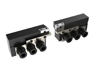 Soporte de muestra y yunque