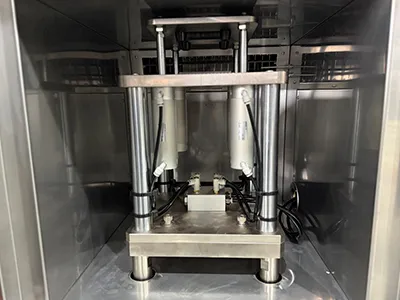 Dispositivo de fijación de muestras neumático