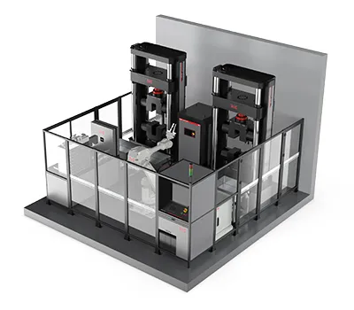 Sistema automatizado robótico de pruebas de tracción de láminas