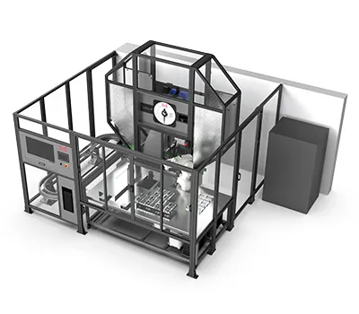 Sistema automatizado robótico de pruebas de impacto Charpy