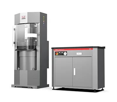 Máquina de prueba de compresión, control de servomotor