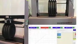 Máquina de prueba de rigidez de anillos de tubos de plástico